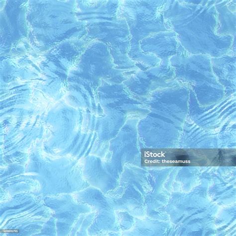 Seamless Water Texture Stock Photo - Download Image Now - Pond ...