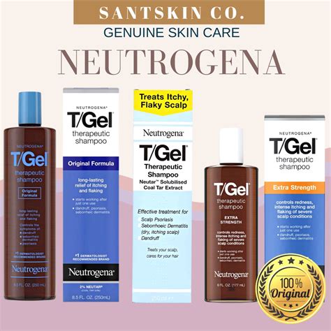 Neutrogena T/Gel Shampoo Original and Extra Strength for Dandruff ...