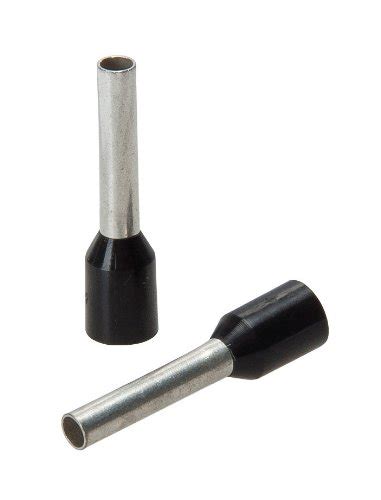 Greenlee 472/12 AWG 16 by 18mm Long DIN Insulated Wire Ferrules, Black ...
