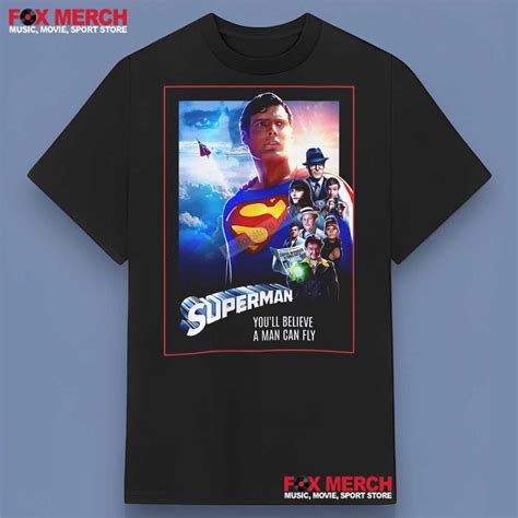 Superman The Movie Christopher Reeve T-Shirt, hoodie, long sleeve ...