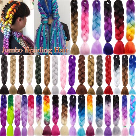 Buy SEGO Ombre Jumbo Braiding Hair Extensions Colored Hair Weave ...