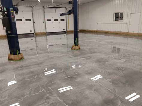Metallic Epoxy Garage Floor