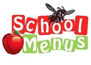 School Lunch Menu Clipart