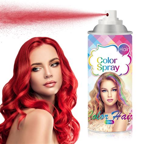 Amazon.com: AIUEO Temporary Hair Color Spray Temporary Hair Dye, 1-Day ...