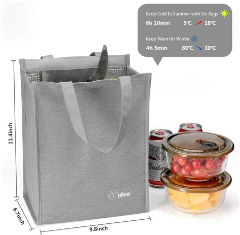 Buy CCidea Lunch Bag for Women Men Kids,Insulated Lunch Tote Bag,Lunch ...