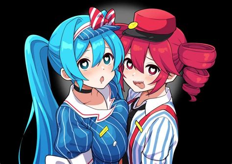hatsune miku and kasane teto (vocaloid and 2 more) drawn by ...