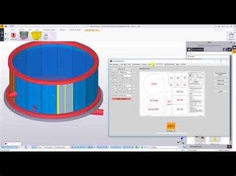 Tekla API Tutorial 的图像结果