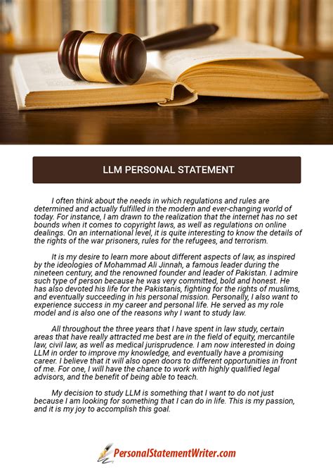 LLM Personal Statement Examples 的图像结果