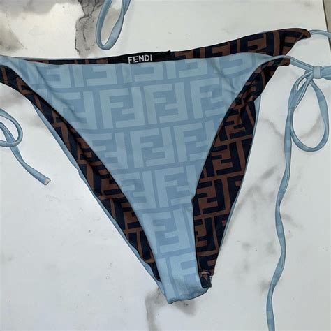 ¡ Message before purchasing ! Blue fendi bathing... - Depop