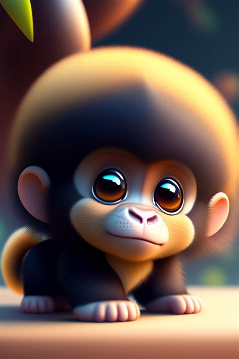 Animated Baby Monkey