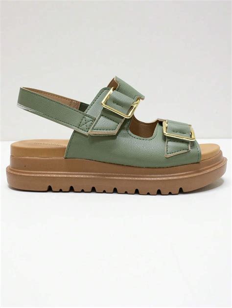 Modare Women's Buckle Platform Heel Sandal | SHEIN South Africa