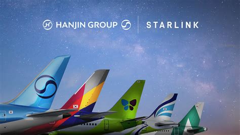 Hanjin Group airlines first in South Korea to adopt Starlink Wi-Fi