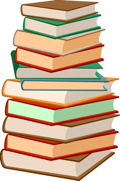 Piles Of Books Clipart Pictures