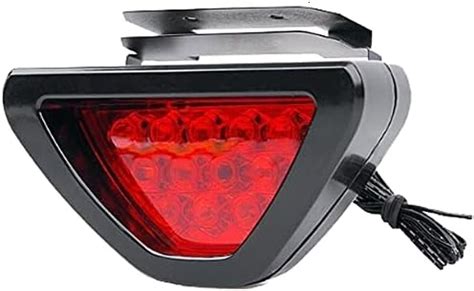 Casago CSCBL1P 12 LED Car Blinking Brake Light Triangle F1 Style Rear ...