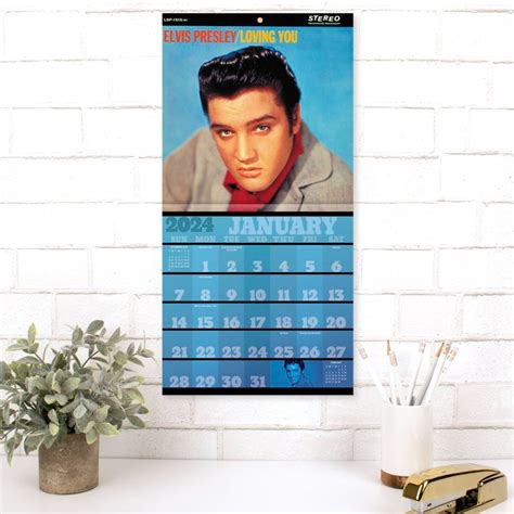 Elvis Presley Special Edition 2024 12" x 12" Monthly Wall Calendar with ...