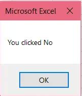 Image result for VBA MsgBox Options