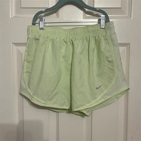 Nike green running shorts #running - Depop