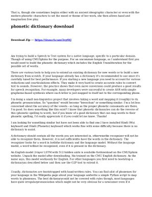 Fillable Online Phonetic components, part 1: The key to 80% of all ...