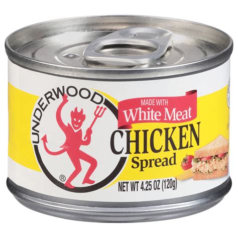 Underwood® White Meat Chicken Spread 4.25 oz. Can Ingredients | Spoonful