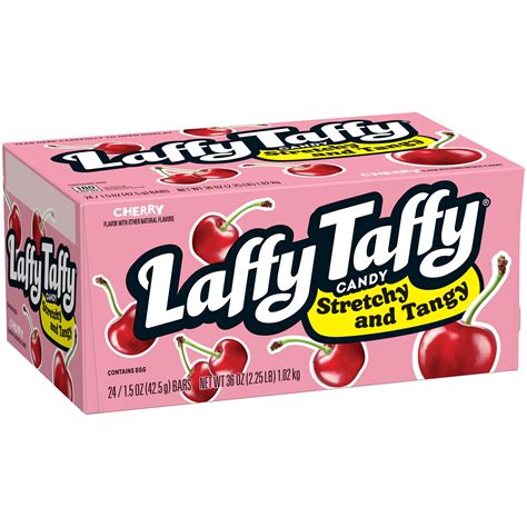 Laffy taffy stretchy tangy cherry candy bar 1 5 oz case of 24 – Artofit