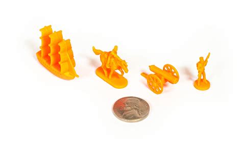 Buy Napoleonic & Civil War Military Miniatures (Orange): Plastic Toy ...