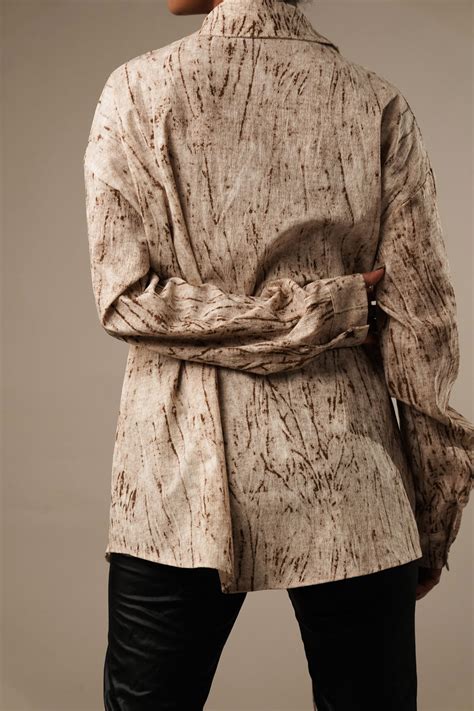 Biscuit Blush | women's oversized shirt | NoLabels – Nolabels