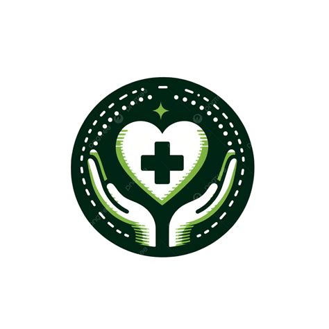 Caring Hands And A Healing Heart Symbol Of Healthcare, Medical Support ...