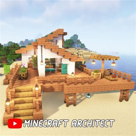Image result for Minecraft Beach House Tutorial