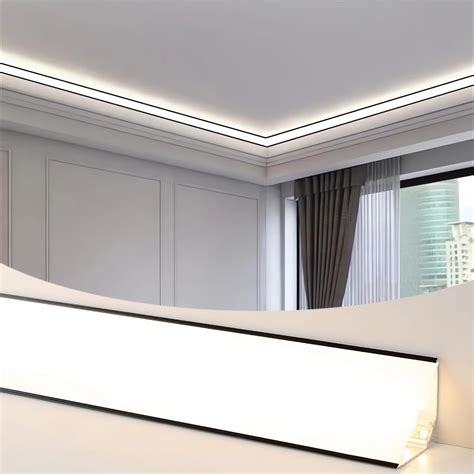 Jarbih 10pack Led Aluminum Profile For Ceiling Wall Decoration 1m ...