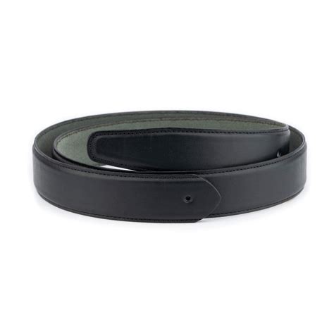 Buy Black Mens Belt Strap For Buckles Leather With Hole ...