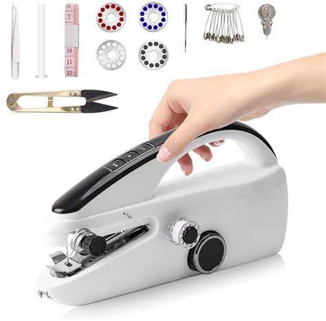 Amazon.com: XULRKOS Handheld Sewing Machine, User-Friendly Mini Sewing ...