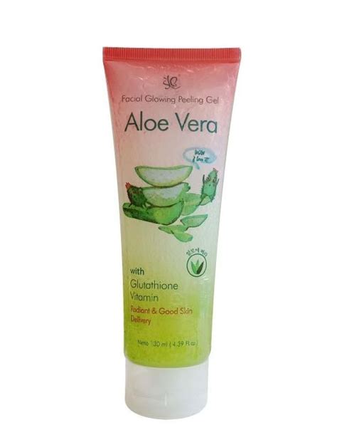 manfaat syb aloe vera facial glowing peeling gel