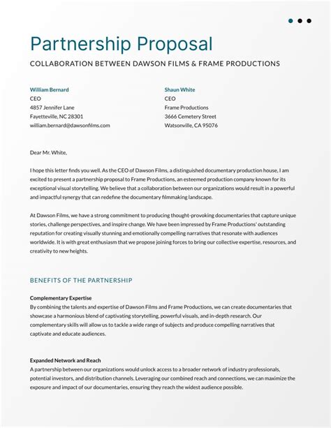 Business Partner Proposal Sample 的图像结果