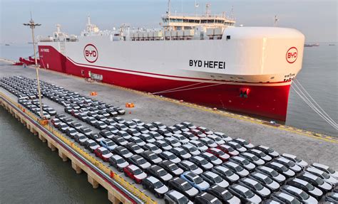BYD Leads Global Charge in Electric Vehicle Supply with Fleet of Car-Carrying Cargo Ships ...