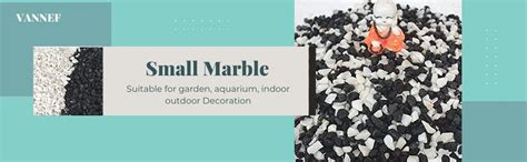 VANNEF Decorative Stones Marble Chips Pebble Stones for Aquarium Home ...