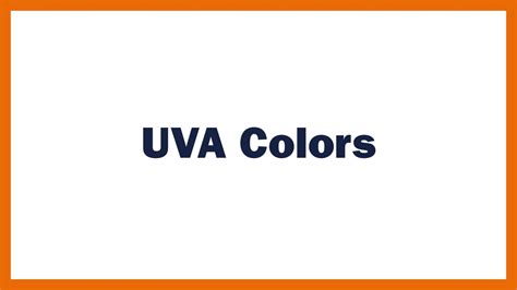 Colors | BrandDot | University of Virginia
