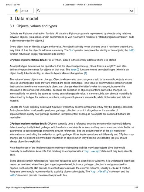 Datamodel in Python | PDF
