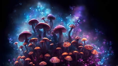 Mushrooms Cool AI Art Wallpaper, HD Artist 4K Wallpapers, Images and ...
