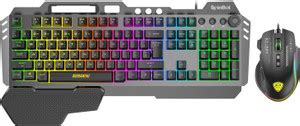 SpinBot Rage K20 Gaming Keyboard with Metal Body And Gaming Mouse|7200 ...