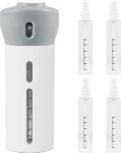 Qvarky 4 in 1 Travel Dispenser, Travel Shampoo and Conditioner ...