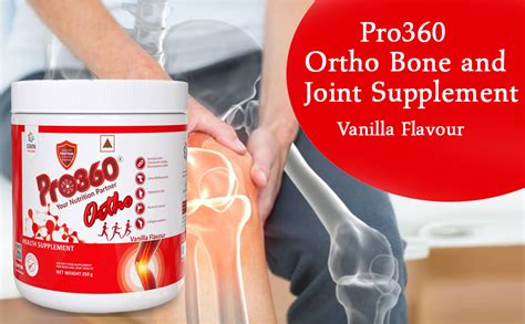 Buy Pro360 Ortho Bone and Joint Care Supplement Nutrition Powder with ...