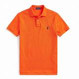 Buy Men Orange Polos Online - 979750 | The Collective