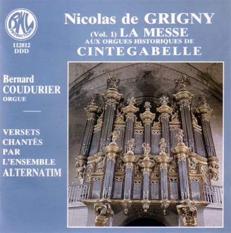 De Grigny: L'oeuvre D'orgue V1: Ensemble Alternatim, Haymoz: Amazon.in ...