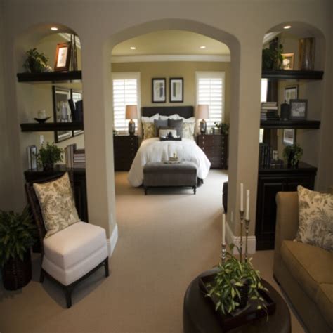 Contemporary Master Bedroom Design with Fluted Wall Panels