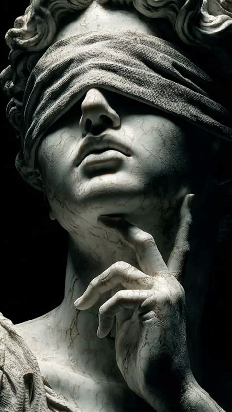 classic marble sculpture of a lady Justice blindfolded in 2025 | Angel ...