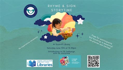 Rhyme & Sign Storytime - Scariff Library, Scariff Co.Clare, Ennis, 15 ...