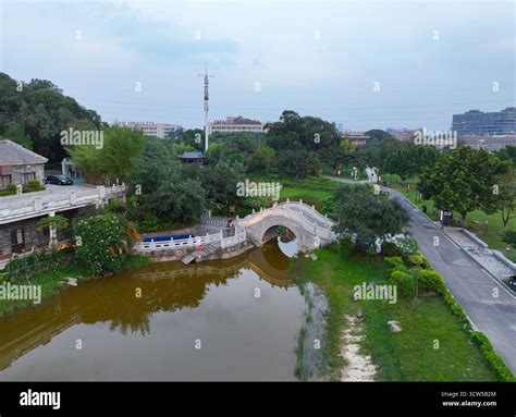 Aerial photography of Xiangshi Cultural Tourism Zone, Liaobu Town ...