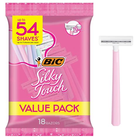 Amazon.com: BIC Silky Touch Women's Disposable Razors, 2 Blades For a ...