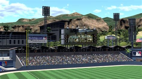 Chavez Ravine - Dodgers Stadium clone : r/mlbtheshowstadiums