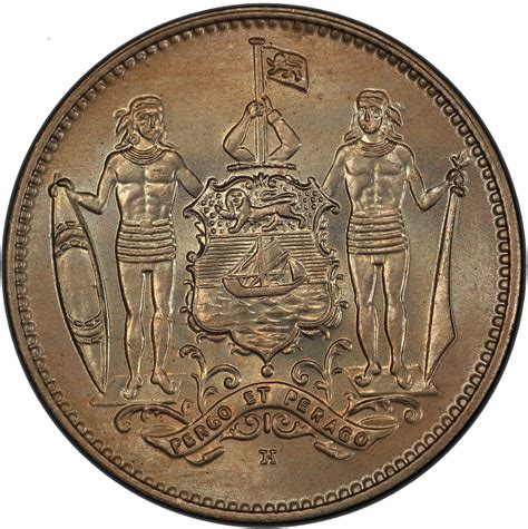 BRITISH NORTH BORNEO: 1 cent, 1938-H